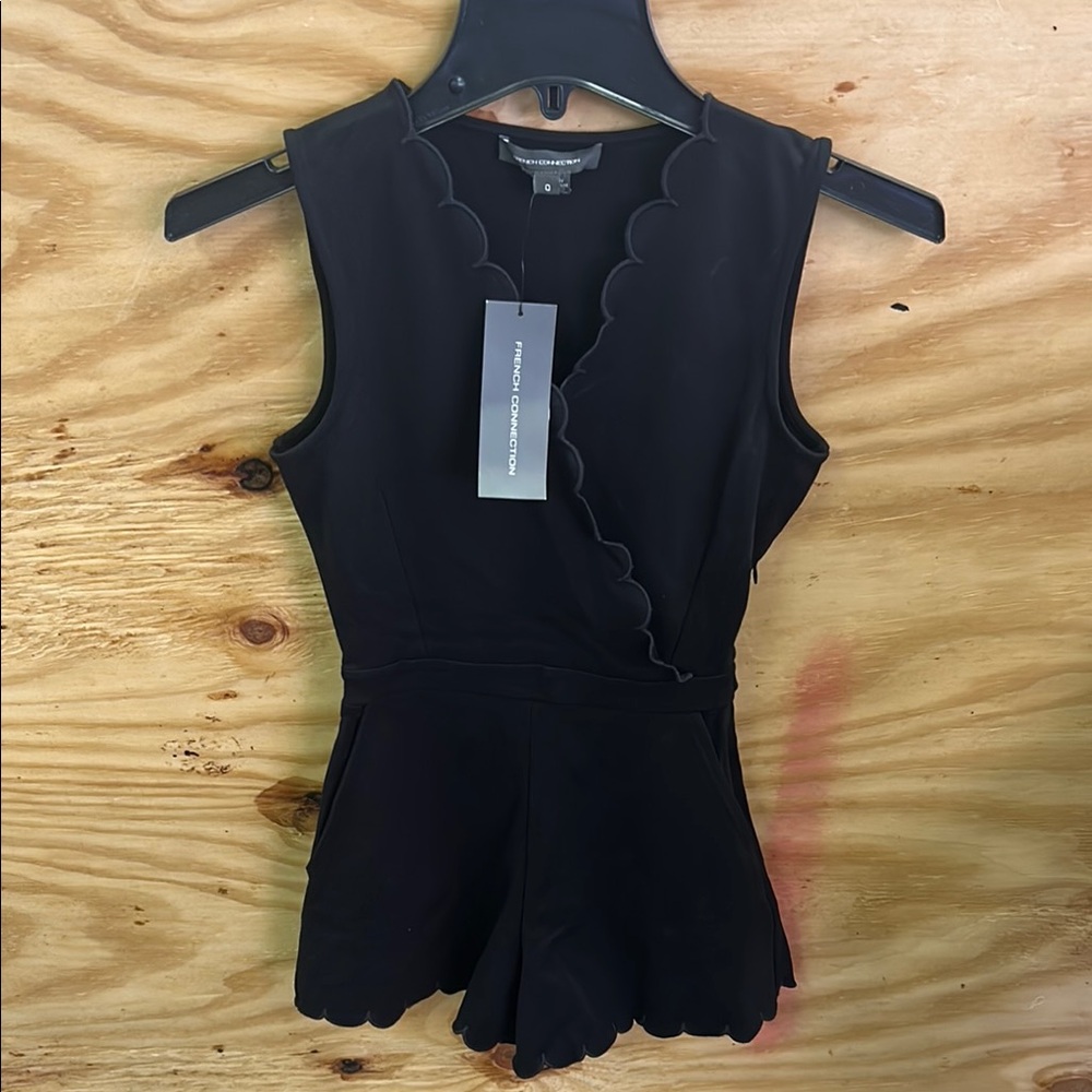 French Connection Black Jumpsuit with Modern Elegance